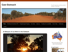 Tablet Screenshot of careoutreach.com.au